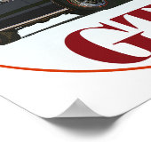 De zwarte GTX Poster (Hoek)