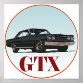 De zwarte GTX Poster (Voorkant)