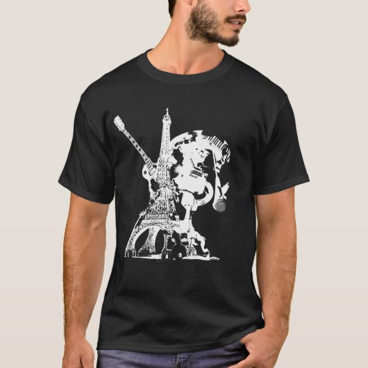 De zwarte haarschoen t-shirt (Voorkant)