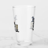 De zwarte heks - Pet van heksen en kousen Glas (Rechts)