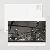 De Zwarte & het Wit van de Horizon van Chicago Briefkaart (Voorkant / Achterkant)
