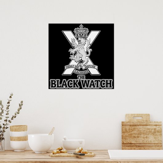 De zwarte horloge - 3e bataljon poster (Keuken)