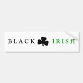 De ZWARTE IRISH-bumpersticker Bumpersticker (Voorkant)