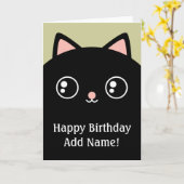 De zwarte Kaart van de Douane van de Verjaardag (Gele Bloem)