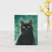 De zwarte Kaart van de Nota van de Kat (Gele Bloem)