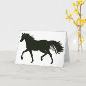 De zwarte Kaart van de nota van het Paard van de (Gele Bloem)