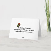 De zwarte Kaart van de Vakantie van Kerstmis van (Achterkant)