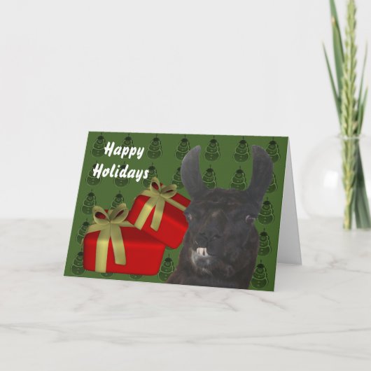 De zwarte Kaart van de Vakantie van Kerstmis van (Voorkant)