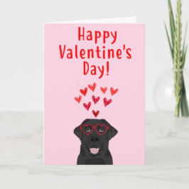De zwarte Kaart van de Valentijnsdag van de