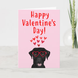 De zwarte Kaart van de Valentijnsdag van de