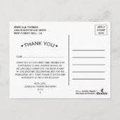 De zwarte kant van het Collectie van de Rustic Bur Briefkaart (Achterkant)