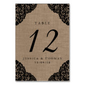 De zwarte kant van het Collectie van de Rustic Bur Kaart (Voorkant)