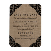 De zwarte kant van het Collectie van de Rustic Bur Magneet (Verticaal)