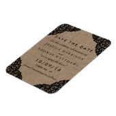 De zwarte kant van het Collectie van de Rustic Bur Magneet (Linkerzijde)