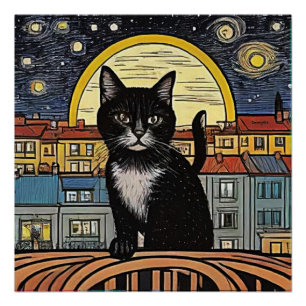 De zwarte kat 4 perfect poster