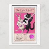 De zwarte kat briefkaart (Voorkant)