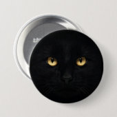 De zwarte kat Button (Voorkant /achterkant)