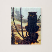 De zwarte kat legpuzzel (Verticaal)