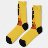De Zwarte Kat Pilgrim Thanksgiving Sokken (Links)