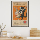 De zwarte kat poster (Keuken)