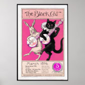 De zwarte kat poster (Voorkant)