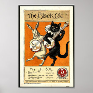 De Zwarte Kat Poster