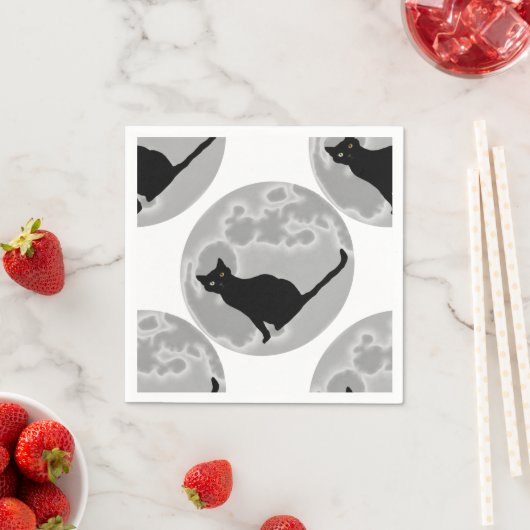 De zwarte kat servet (Insitu)