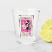 De zwarte kat shot glas (Voorkant)