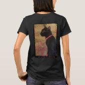 De zwarte kat t-shirt (Achterkant)