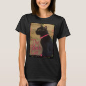 De zwarte kat t-shirt (Voorkant)