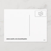 De ZWARTE KAT van CHAMPAGNE, het briefkaart van he (Achterkant)