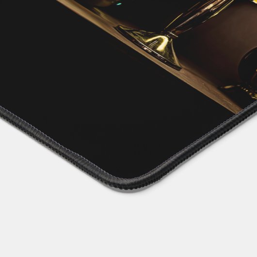 De zwarte kat van de bibliotheek Arcanum Desk Mat (Hoek)