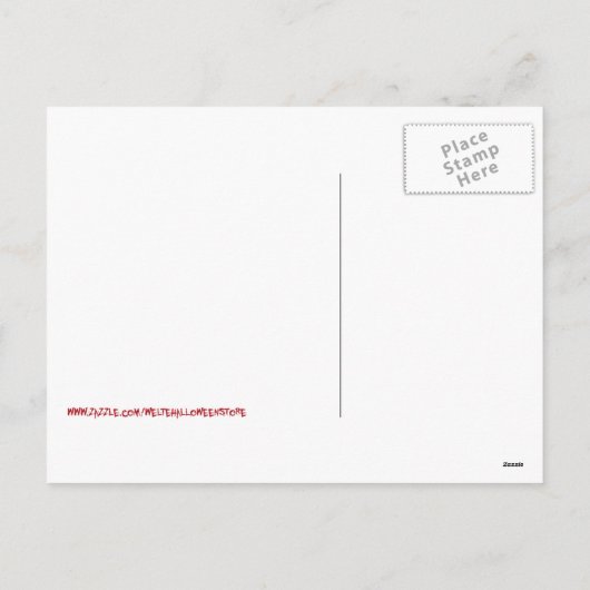 De Zwarte Kat van de Pompoen van de Lantaarn van Feestdagenkaart (Achterkant)