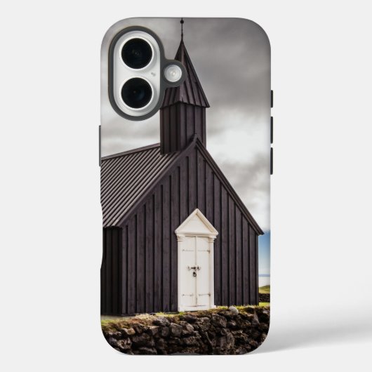 De Zwarte Kerk van Budir, IJsland Case-Mate iPhone Case (Achterkant)
