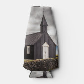 De Zwarte Kerk van Budir, IJsland Flesjeskoeler (Voorkant)