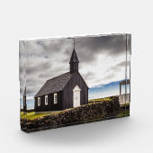 De Zwarte Kerk van Budir, IJsland Fotoblokken (Links)