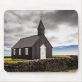 De Zwarte Kerk van Budir, IJsland Muismat (Voorkant)