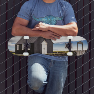 De Zwarte Kerk van Budir, IJsland Persoonlijk Skateboard