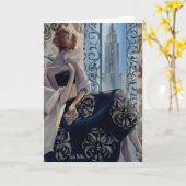 De Zwarte Kleding van Biddle New York van Trish Kaart (Gele Bloem)