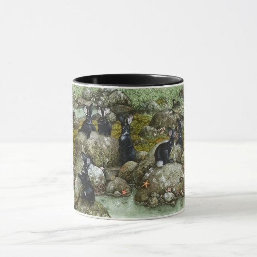 De zwarte konijnen van Hy-Brasil Mok (Midden)