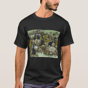 De zwarte konijnen van Hy-Brasil T-shirt