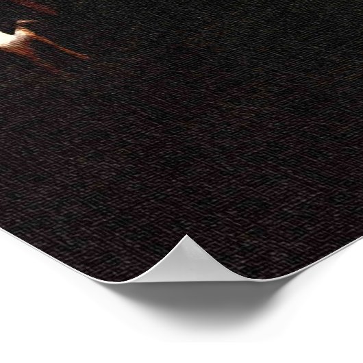 De zwarte koningin van Chess! Poster (Hoek)