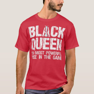 De zwarte koningin van vrouwen is het krachtigste  t-shirt
