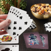 DE ZWARTE KORSAR paars Pokerkaarten (Insitu)
