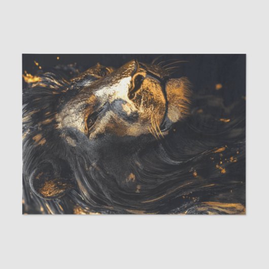 De Zwarte Leeuw Koning1 Tissuepapier (Voorkant)