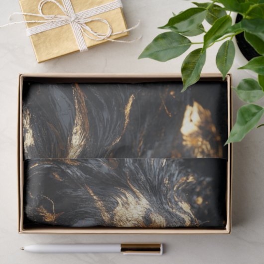 De Zwarte Leeuw Koning2 Tissuepapier (Geschenk)