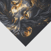 De Zwarte Leeuw Koning4 Tissuepapier (Detail)