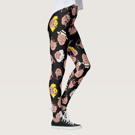 De zwarte Leggings van de hairy pigs (Rechts)