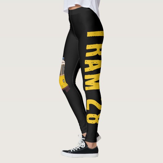 De Zwarte Lissabon Tram 28 Leggings (Links)
