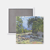 De Zwarte Lütschine (door Ferdinand Hodler) Magneet (Voorkant / Achterkant)